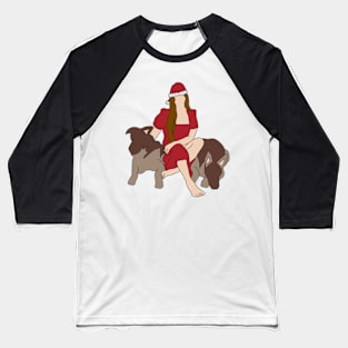 Lana Del Rey Christmas Banisters Baseball T-Shirt